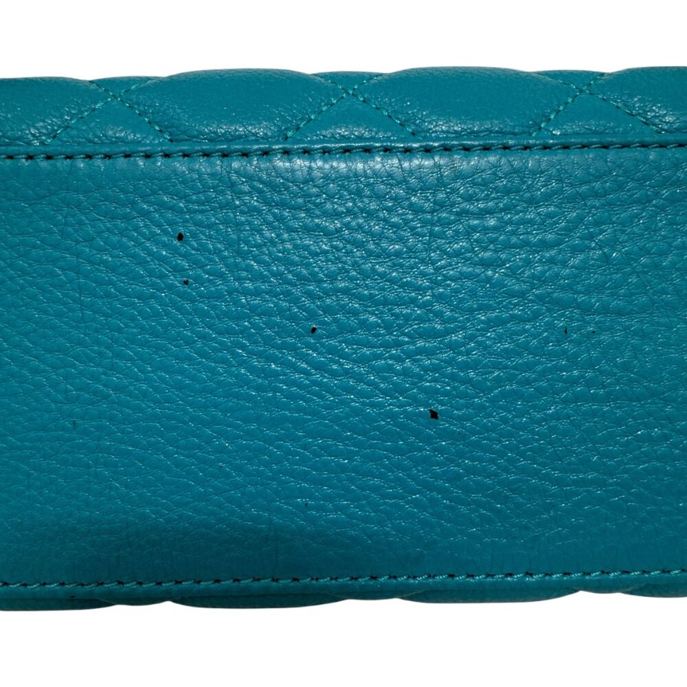 Kate Spade Gold Coast Small Maryanne Quilted Mid Teal Leather bag - Picture 7 of 16